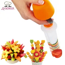 Baycheer Plastic Cake Cookie Vegetable Fruit Shape Cutter Slicer Veggie Mold Set DIY Decorating Tools Kitchen Accessories