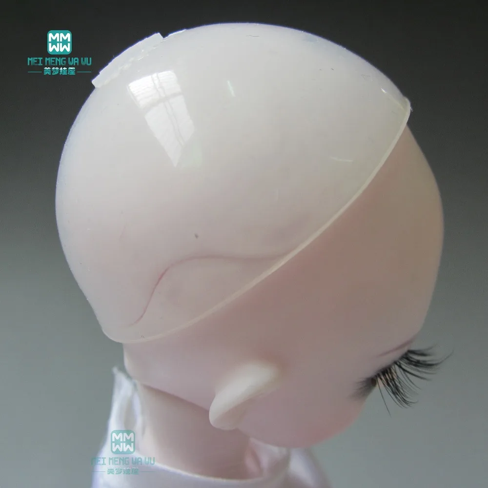 Аксессуары для кукол bjd для 1/6 1/4 1/3 bjd голова куклы прозрачный силиконовый парик Защитная крышка