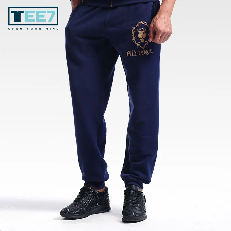 TEE7 WOW хлопковые спортивные штаны Полная длина племя навсегда эмблема во славу Орды отличное качество