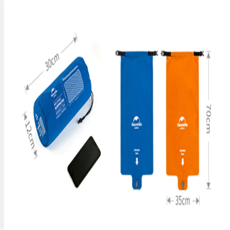 Naturehike في خفيفة الوزن مقاوم للرطوبة مرتبة هوائية النايلون TPU وسادة النوم نفخ فراش التخييم حصيرة ل 2 شخص Naturehike في خفيفة الوزن مقاوم للرطوبة مرتبة هوائية النايلون TPU وسادة النوم نفخ فراش التخييم حصيرة ل 2 شخص