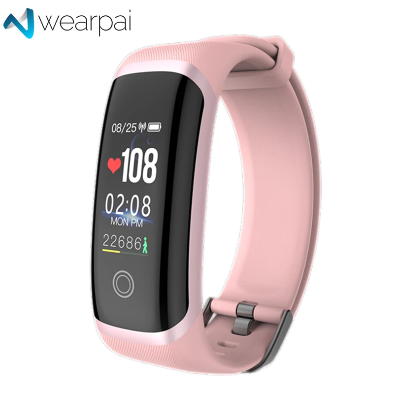 Wearpai جهاز تعقب للياقة البدنية M4 ضغط الدم سوار ذكي مراقب معدل ضربات القلب الرياضة smartwatch للرجال والنساء للماء IP67 Wearpai جهاز تعقب للياقة البدنية M4 ضغط الدم سوار ذكي مراقب معدل ضربات القلب الرياضة smartwatch للرجال والنساء للماء IP67