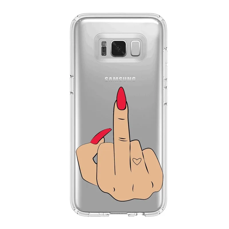 Роскошные Мягкие силиконовые чехлы из ТПУ для samsung S5 S10 S10LITE S8 S9PIUS S7EDGE S6 2018A8 A6 - Цвет: TPU