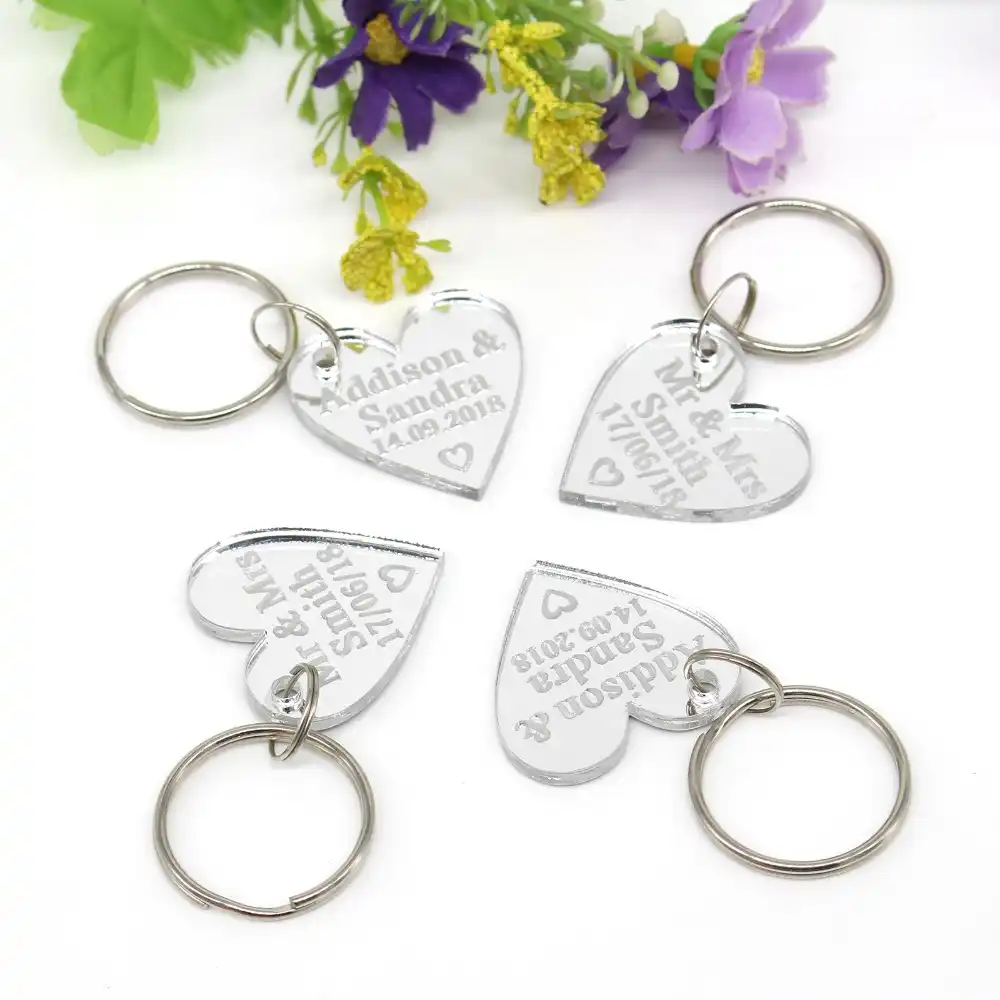 personalized keychain party favors