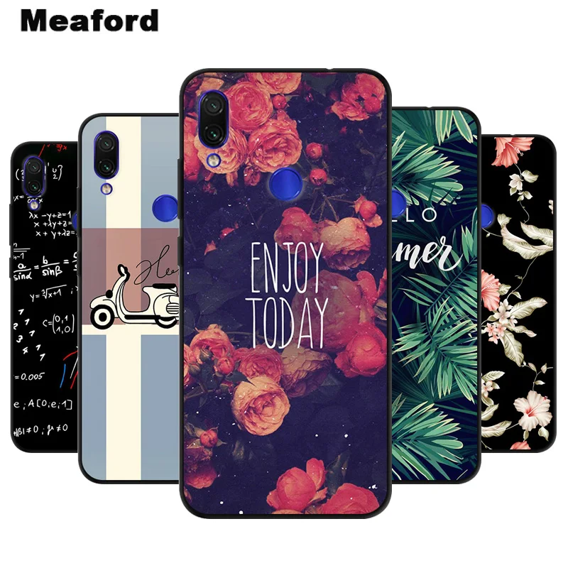 

For Xiaomi Redmi Note 7 Case Cartoon Printed Soft Silicone TPU Cover Capa For Xiaomi Redmi Note 7 Pro Note7 Note 7s Phone Cover