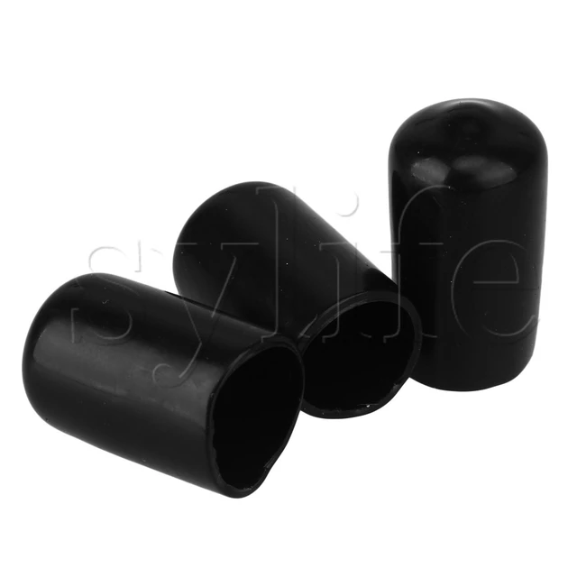 10pcs Soft Rubber Hose End Blanking Caps Screw Thread Protector Cover 12mm  Black - Power Tool Accessories - AliExpress