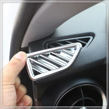 

ABS Matte Car Upper Air Condition AC Vent Outlet Cover Trim Sticker For Alfa Romeo Stelvio 2017 2018 Car styling