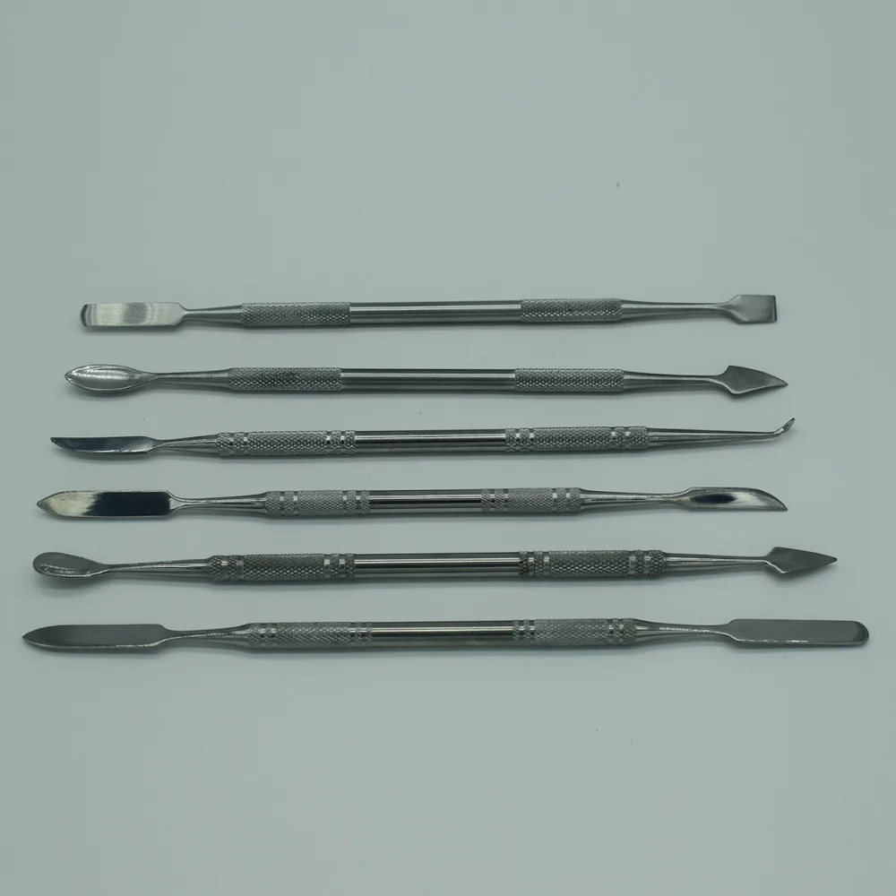 6PCS Jewelry Engraving Knife Set Dented Handle Stainless Steel Carving