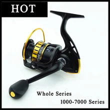 

New Arrive Whole 1000 - 7000 Series Front Drag Spinning Reel 9 Ball Bearings Carp Alloy Metal Spool Gear Ratio 5.1:1 left right