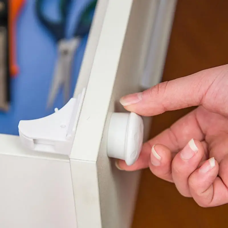 

10PCS/Set Magnetic Child Lock Baby Security Cabinet Locks Cabinet Drawer Cupboard Locks for Baby Kids Safety Child Lock Protect
