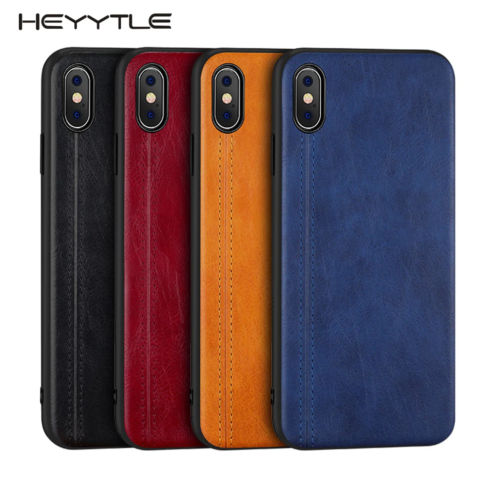 Heyytle Новый из искусственной кожи чехол для iPhone XS MAX XR X ультра тонкий