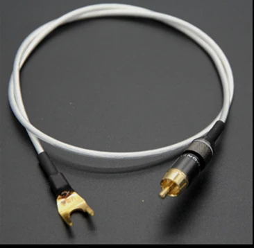 RCA Cable 2 HiFi аудио GND усилитель декодер динамик аудио заземление коробка настройки мощности очиститель электронный черный отверстие большой средний - Цвет: RCA Cable 2