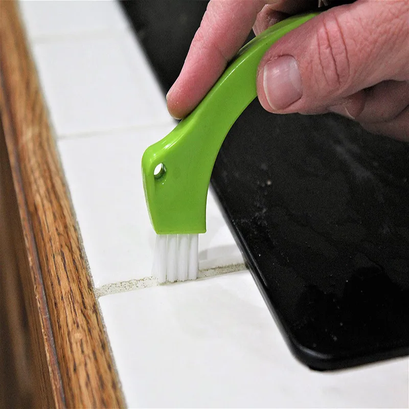 Плитка Затирка очиститель, инструмент для очистки ванной комнаты кухонные раковины для душа ванны и другие области вокруг раковины и ванны Затирка щетка