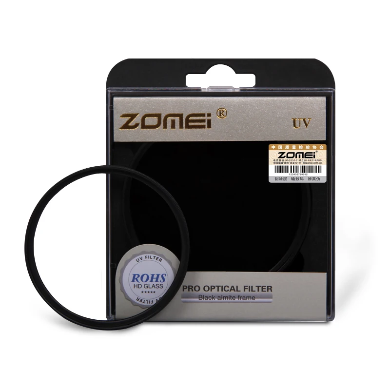

Zomei 40.5/49/52/55/58/62/67/72/77/82mm UV Standard Frame Filter Ultra-Violet Lens Protector for Canon Nikon Sony Camera