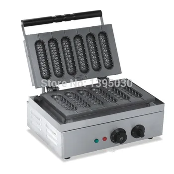 

1PC EB-Q1 Commercial French Muffin Machine Hot Dog Corn Shape Lolly Wafer Waffle Makers Kitchen Machine