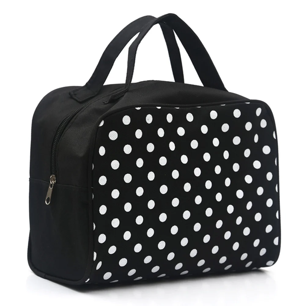  2020 New Fashion Lady Organizer Multi Functional Cosmetic Storage Dots Bags Women Makeup Bag With P