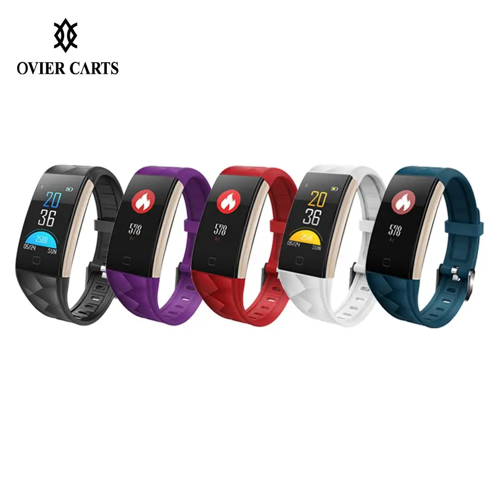 

Waterproof Smart Bracelet With Heart Rate/Blood Pressure/Blood Oxygen Monitoring Watch For IOS/Android With Colorful Screen