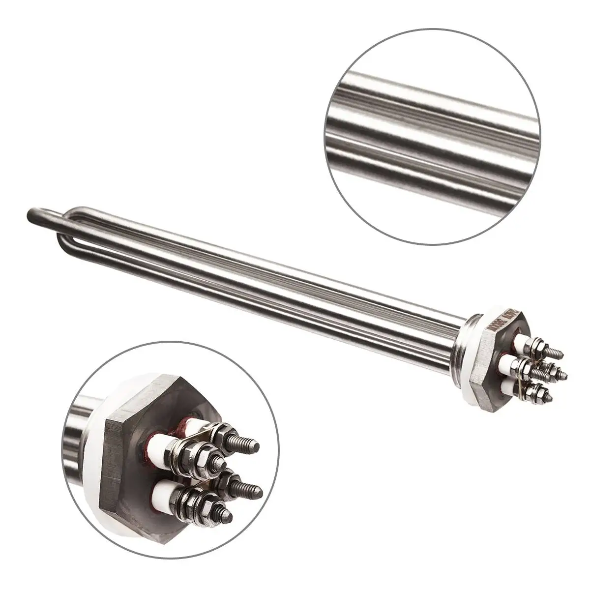 

240V 3600W Stainless Steel Boiler Steam Water Heater Element Electric Heating Boiler 1 inch BSP Thread