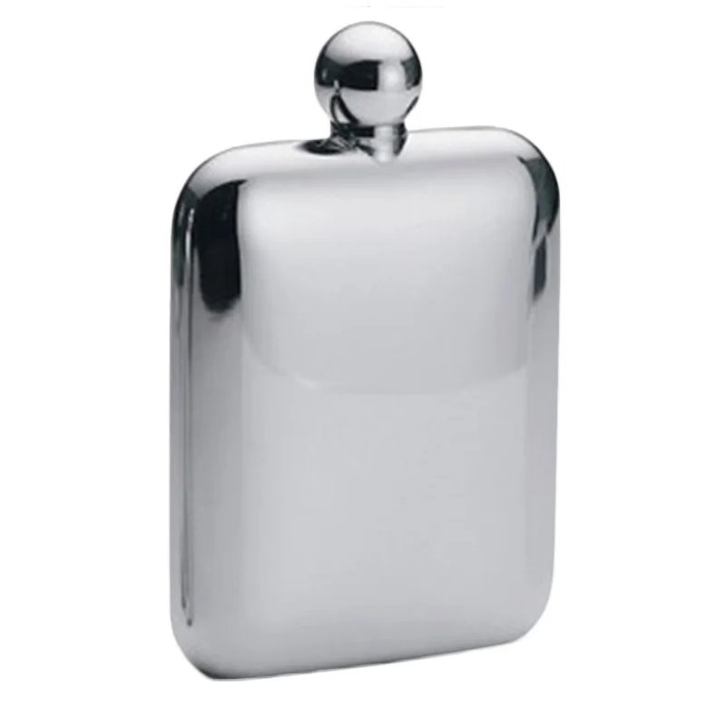 1pc 6 oz Square Wine Pot Camping Flagon Hip Flask Stainless Steel Wine Pot