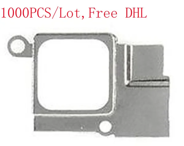 (5S10081000DHL)(1000PCS/Lot by DHL)100% High Quality Guarantee for iPhone 5S Ear Speaker Earpiece Metal Cover Plate Bracket |