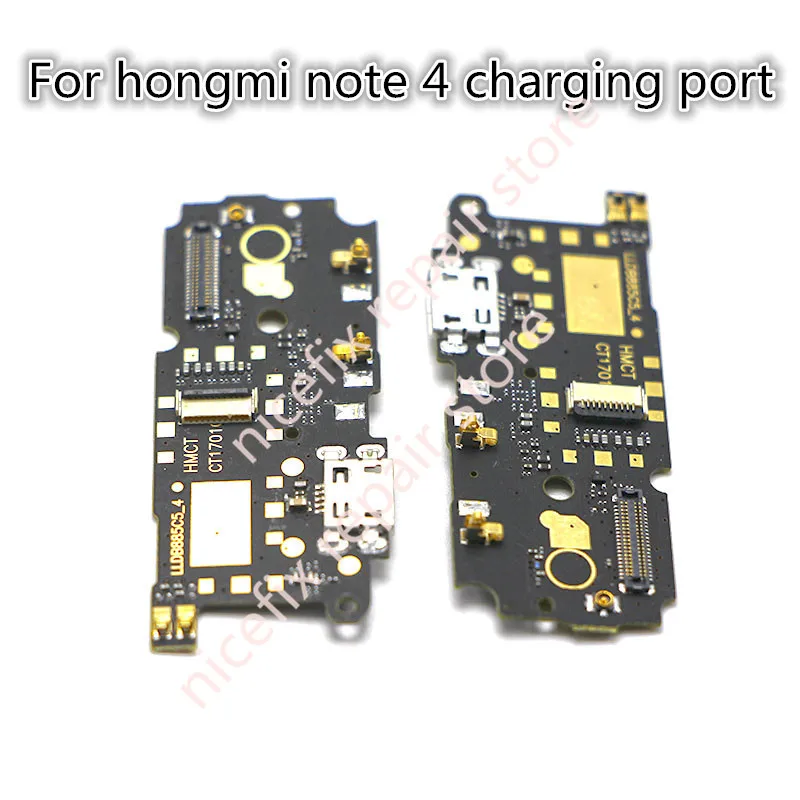Модуль usb порта для зарядки Xiaomi Redmi Note 4 гибкий кабель + микрофонная плата