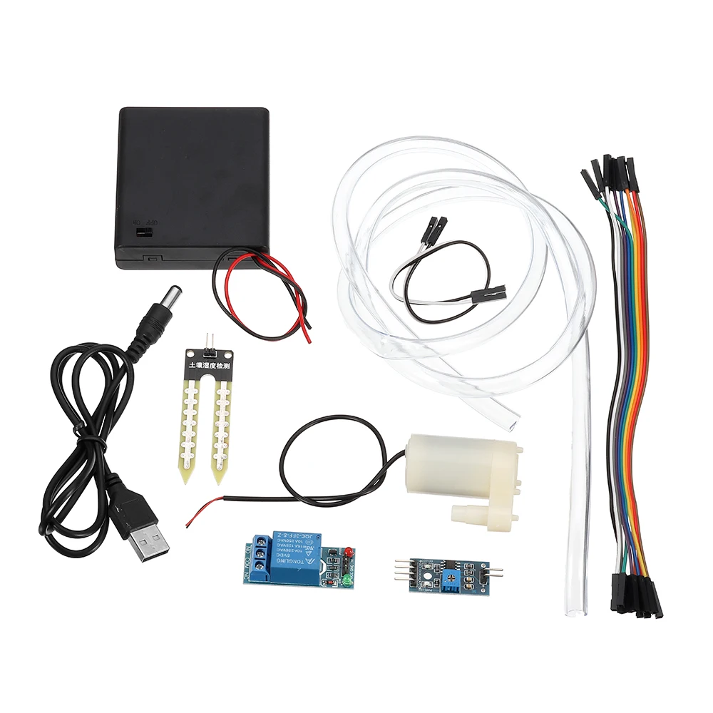 

DIY Automatic Irrigation Module Kit Soil Moisture Sensor Detection Automatic Watering Pumping