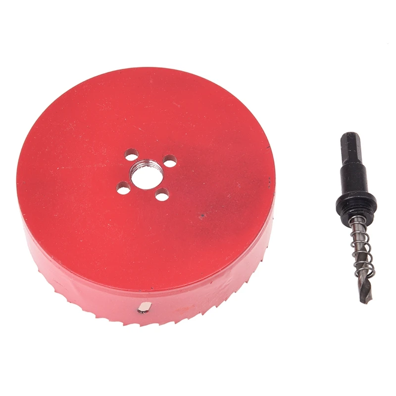 

120mm Diameter Bimetal Hole Cutter Cutting Holesaw Red