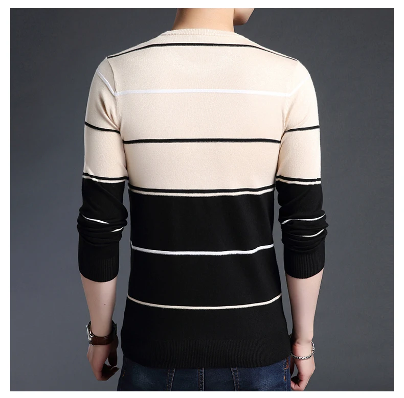 2019 новый для мужчин s пуловер Мужской пуловер Джемперы Knitred шерстяные осень корейский стиль повседневное одежда модный бренд свитер
