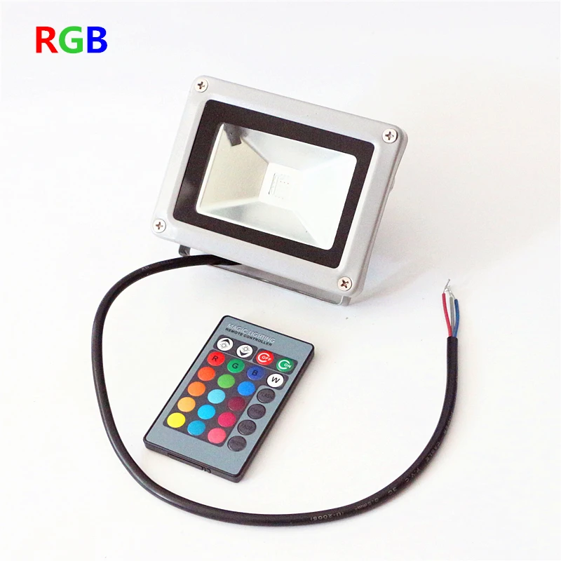 1 шт. белый/теплый белый/RGB Светодиодный прожектор светильник IP65