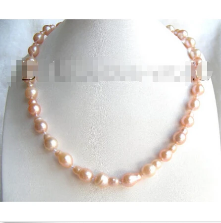 

Stunning 12mm round coffee champagne seashell pearls necklace b1072Noble style Natural Fine jewe fast SHIPPING