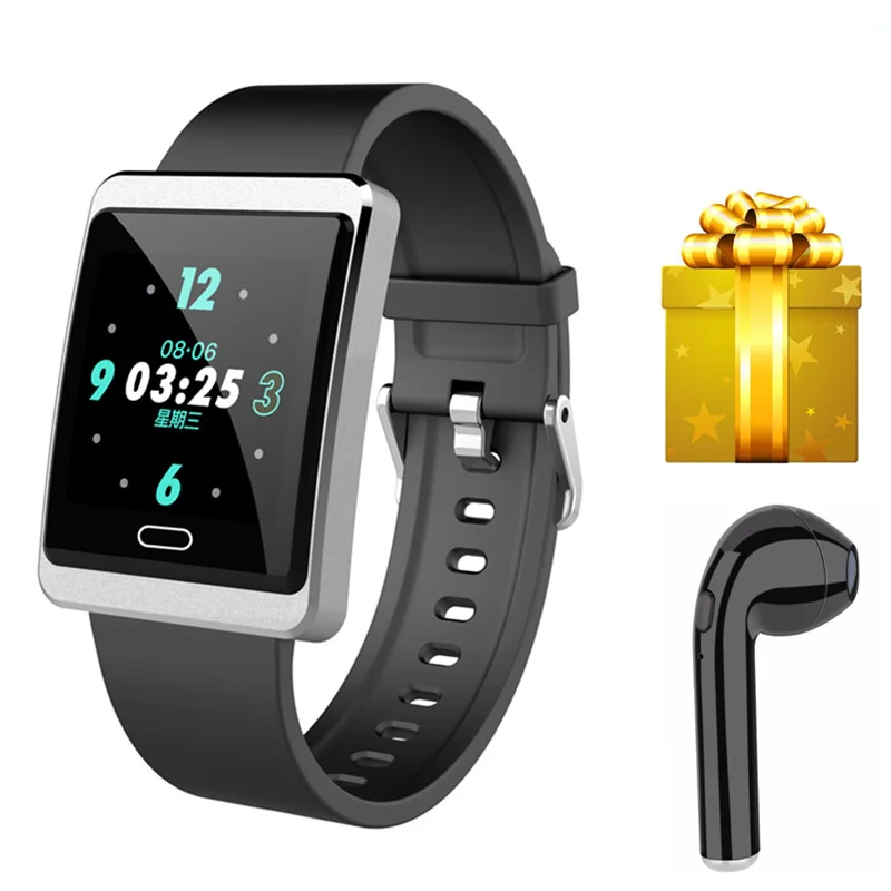 

Sports wristband smart bracelet women men blood pressure watch with heart rate pedometer remote camera for ios android VS SN60