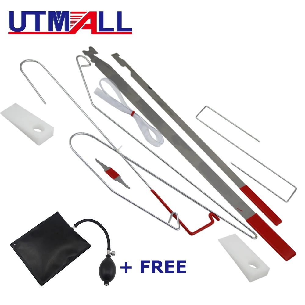 Us 26 1 10 Off Universal Car Lock Out Tool Kit Unlock Car Door Open Tool Kit With Airbag Locksmith Tools In Engine Care From Automobiles