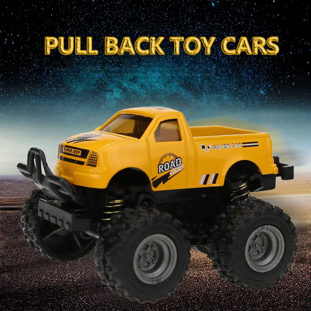 

1 pc pull back model car Mini Vehicle Pull Back Cars with Big Tire Wheel Creative Gifts for Kids Diecasts Car Toy Vehicles