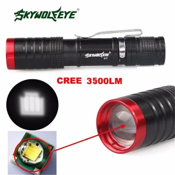 

2017 New 3500 Lumens 3 Modes CREE XML XPE LED Flashlight Torch Lamp Light Outdoor Wholesales NOM10