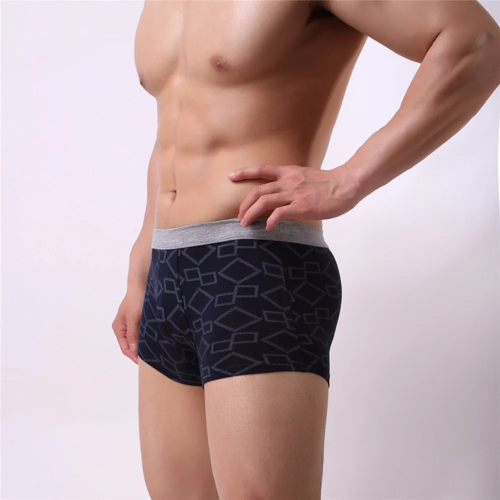 Men's Terrific Breathable Cotton Boxer Underpant-Model3