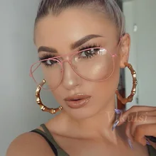 Nuevo Marco Luneta Femme Clásico Aviator gafas de Sol de Las Mujeres Rosa Claro Puntos lentes de sol Hombres Shades gafas de Eyewear de los vidrios sol