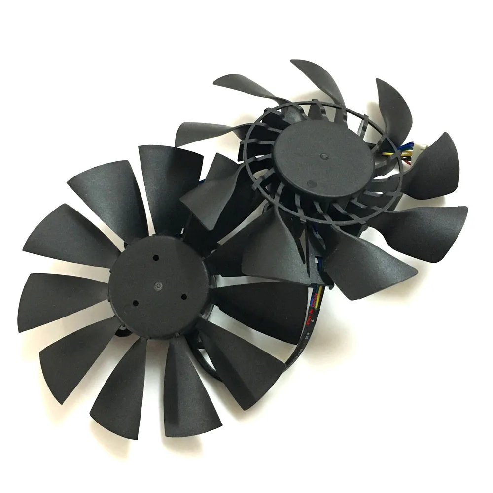 2 Pz/Set Gpu Cooler,95Mm 12V 0.5A T129215Su,Ventilatore Per Schede Grafiche,Per Asus Gtx 780Ti-Dc2Oc-3Gd5,Per Asus Gtx 780-Dc2-3Gd5,Per Asus Matrix-Gt