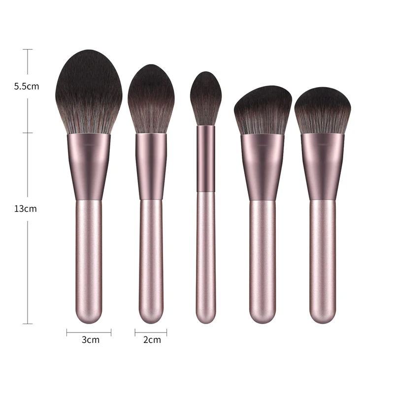 Massaller 12pcs Purple Super Quality Pro Makeup Brush Set Soft Synthetic Hair Powder Foundation Eye Brow Lip Brushes for Make Up