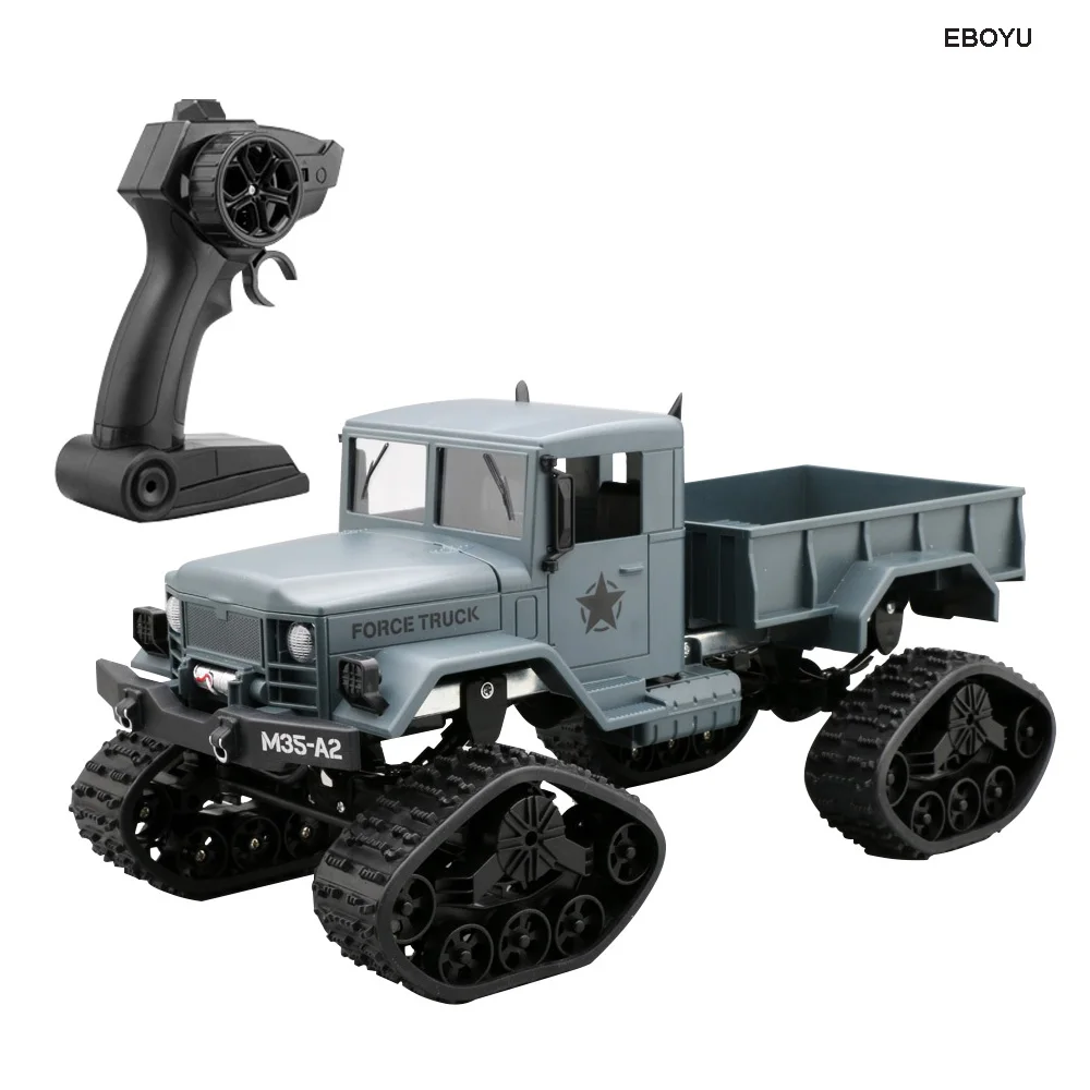 EBOYU FY001B Снежная шина 2 4 ГГц 1/16 4WD внедорожный RC грузовик с передний светильник