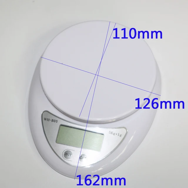 WHB05 Kitchen Scale 5kg Scale Baked Food Scale Household Kitchen Scale  Cross Border Scale Portable Pocket Scale