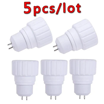 

5pcs/lot Heat Resistant MR16 to GU10 Base Lamp Holder Socket Converter Adapter Converter Holder AC100-240V
