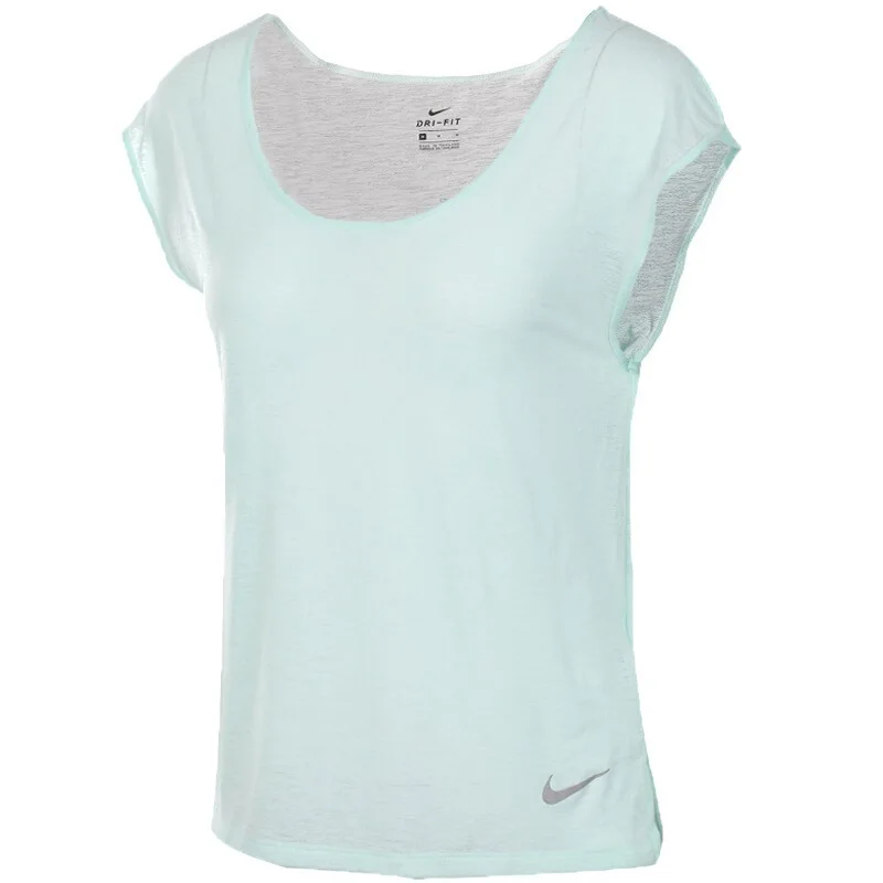 Новое поступление NIKE как W BRTHE TOP SS Прохладный Для женщин футболки с коротким рукавом спортивный костюм - Цвет: 831785357