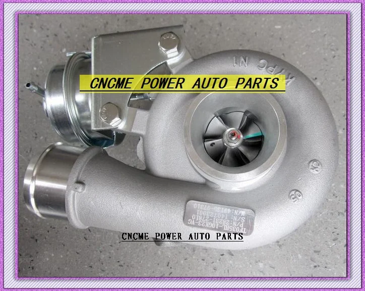 -TURBO TFO35 49135-07312 49135-07311  49135-07310 28231-27810 Turbocharger HYUNDAI Santa Fe 2005-09 D4EB 2.2L CRDi 150HP (6)