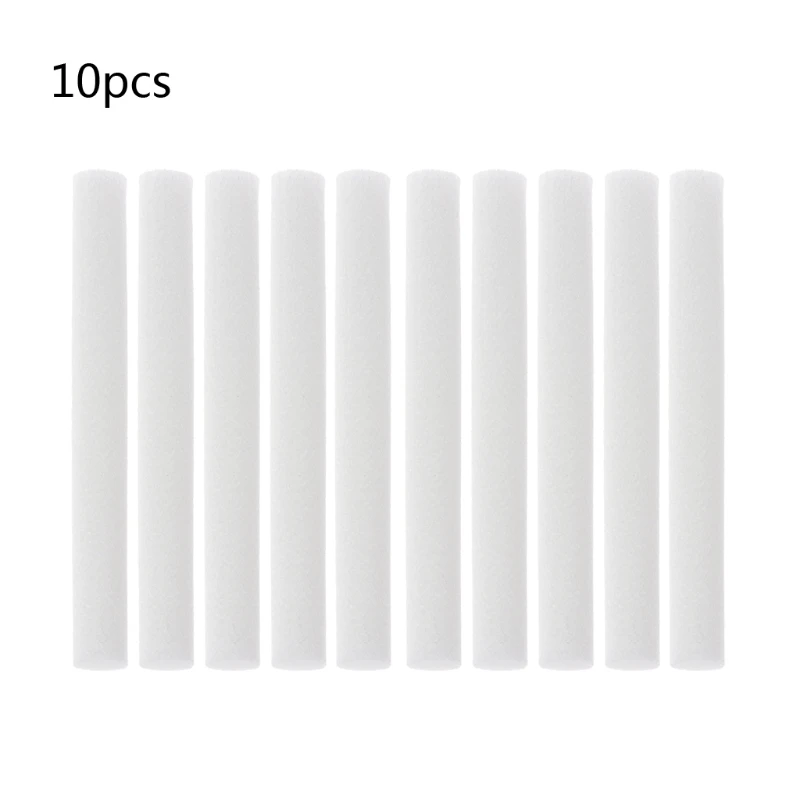 

10Pcs 8mmx64mm Humidifiers Filters Cotton Swab for Humidifier Aroma Diffuser