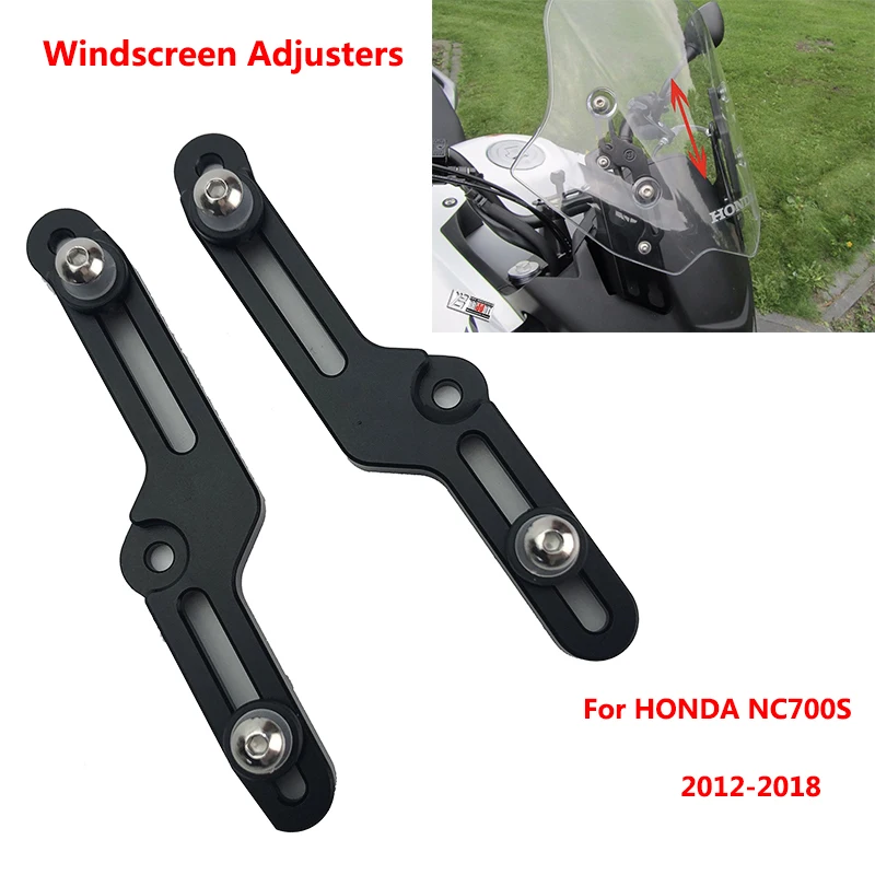 

For HONDA NC700S NC 700S NC700 S 2012-2018 2014 Motorcycle Accessories Windscreen Adjusters Airflow Adjustable Windscreen Wind