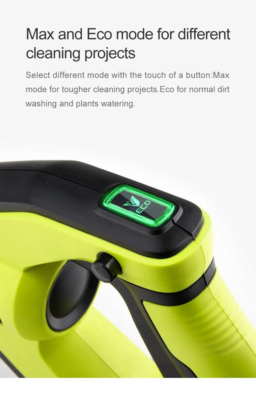 Sale Jimmy JW31 Car Bicycle Flush Gun Washing Gun Powerful Handheld Rechargeable Cleaning Tool Water Power Cleaner Washer 16