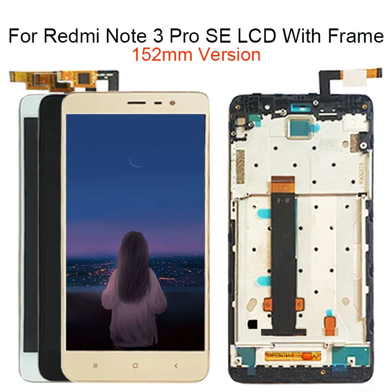 152 мм для Xiaomi Redmi Note 3 Pro SE ЖК-дисплей сенсорный экран дигитайзер в сборе