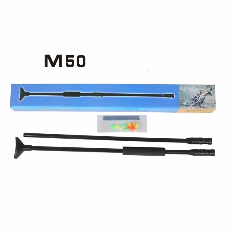 BLOWGUN M50 черный пистолет с распределительной трубкой и 10 шт. металлическими иглами пенопластовый удобный захват подходит для охоты и стрельбы длиной 39''