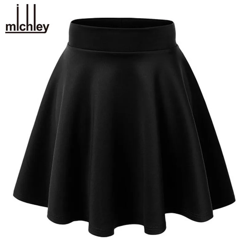 2016 New Summer Women Short Skirt Solid Candy Color Ball Gown Skirt