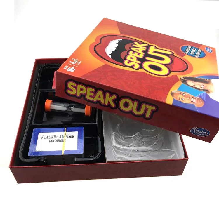 Popular Speak Out Board Game Mouthguard Ridiculous Challenge Game