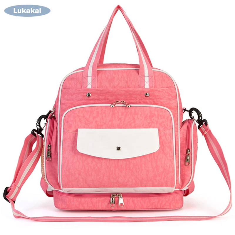 

Multifunctional Mummy Bag Backpack WaterProof Infant Nappy Diaper Mom Bag Large Capacity Maternity Baby Nursing Bag